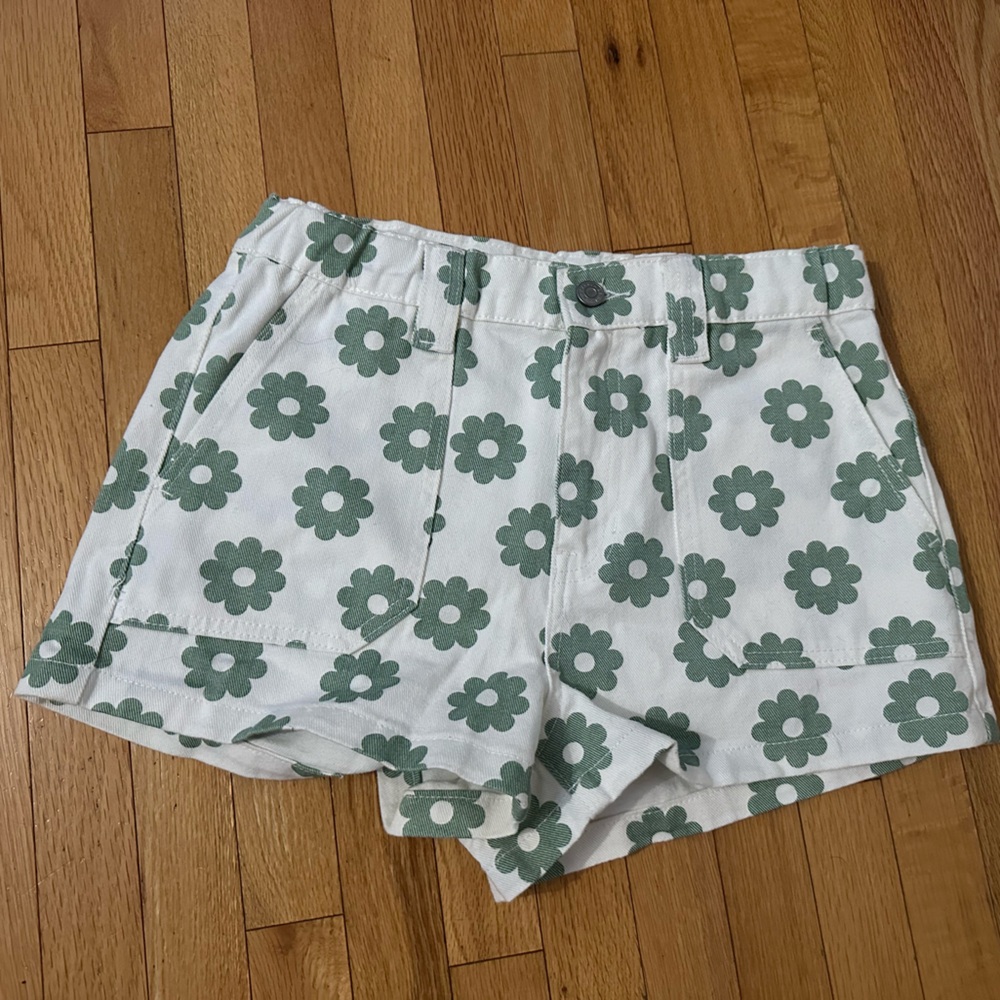 PacSun Floral Denim Shorts (M)